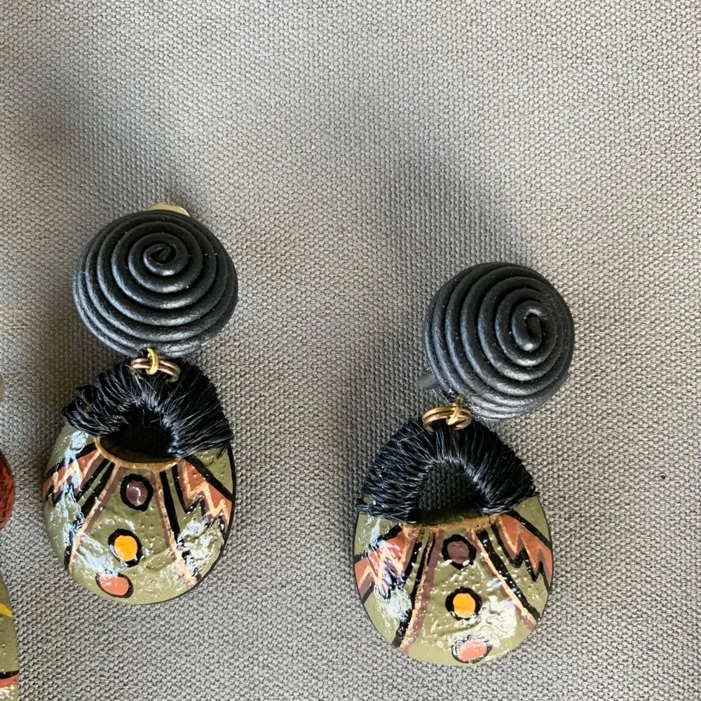 Earth Tone Ethnic‎ Beaded 3 Piece Set